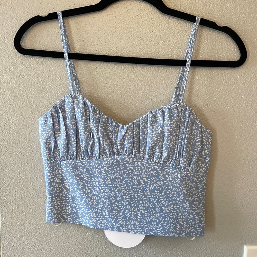 Brand new Princess Polly Tiarnie Top Blue